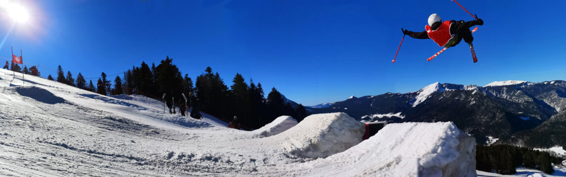 ski freestyle - panorama