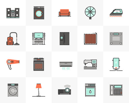 Home Appliances Futuro Next Icons Pack