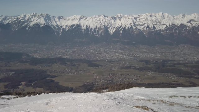 Snowy Mountains, Spring in the Alps