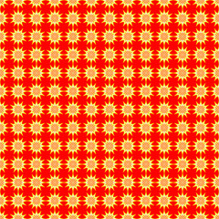 Seamless abstract sun pattern
