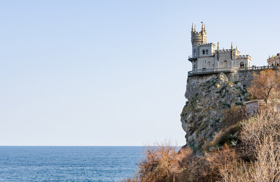 castle on rock