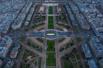 view from Eiffel tower