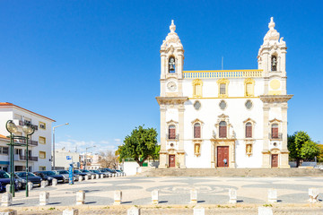 Catholic church in Faro, Algarve, Portugal