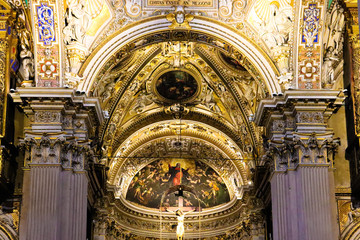 Fototapeta na wymiar Basílica de Santa Maria Maggiore ceiling