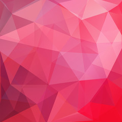 Abstract polygonal vector background. Pink geometric vector illustration. Creative design template.