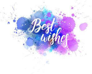 Best wishes calligraphy