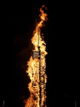 Funkenfeuer in Gortiphol