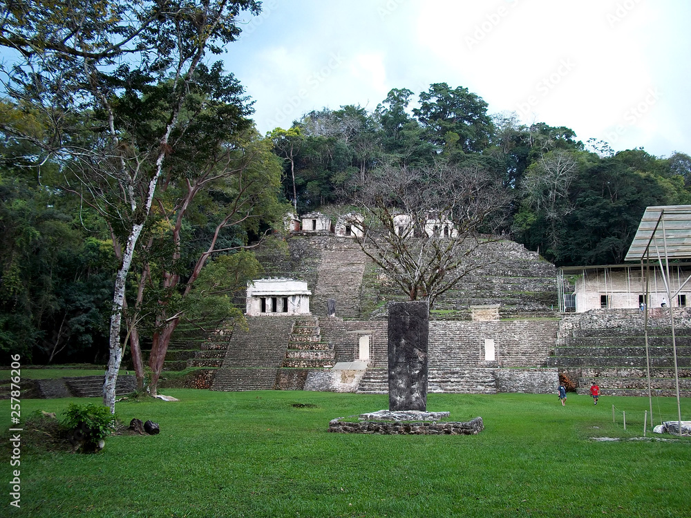 Sticker bonampak, maya, mesoamerican, mexico