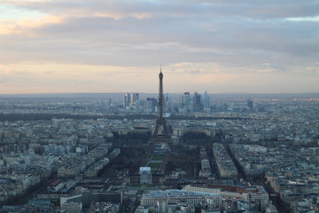 Eiffel Tower From Montparnasse Tower Panoramic Observation Deck