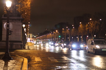Champs Elysee at Night