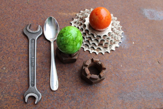 Fr&uuml;hst&uuml;ck in der Werkstatt