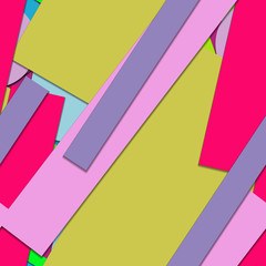 Flat material design - Creative vector trend seamless