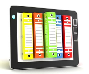 Tablet computer (documents folder)