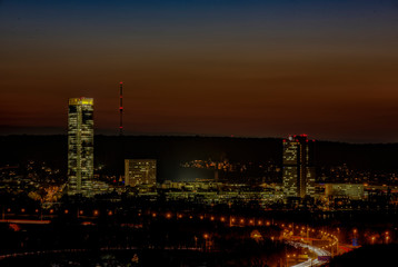 Fototapeta na wymiar city at night