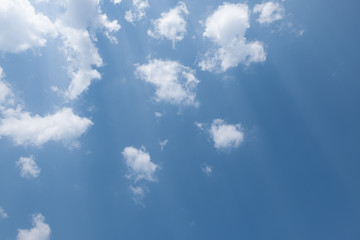 Fototapeta na wymiar Blue sky with cloud for background