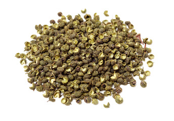 Pricklyash Peel on white background