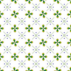 Seamless abstract floral pattern. Black and white vector background. Ornament for wrapping, wallpaper, tiles.