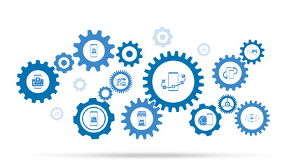 smartphone, applications, home icon. From mobile concept set