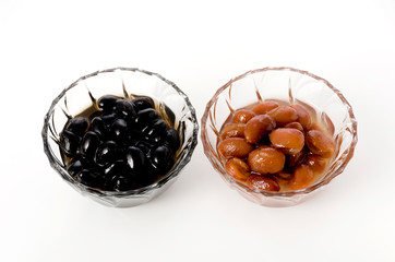 金時豆と黒豆の煮豆