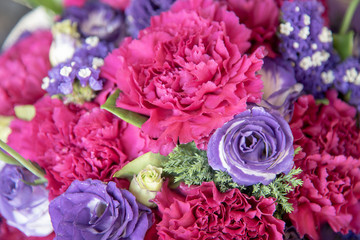 mixed flowers background