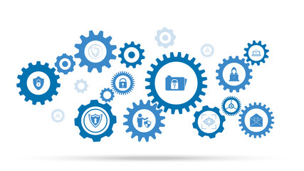 File lock icon. From cyber security set