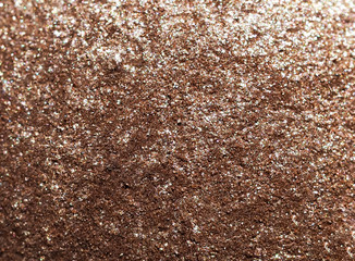 Gold glitter texture abstract background. Close up