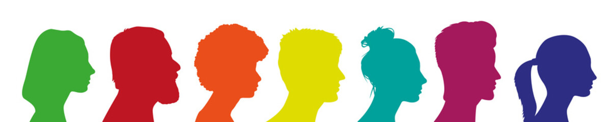 Menschen Gesichter seitlich © Daniel Berkmann