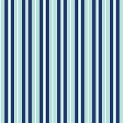 Modern men's seamless shirting stripe pattern in blue and white. Great for textiles, home decor, wrapping paper packaging and fashion prints. Sophisticated, multi-width thin vertical stripes. Vector.