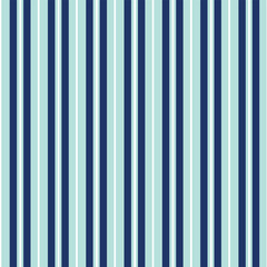 Modern men's seamless shirting stripe pattern in blue and white. Great for textiles, home decor, wrapping paper packaging and fashion prints. Sophisticated, multi-width thin vertical stripes. Vector.