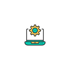 Project management icon vector design