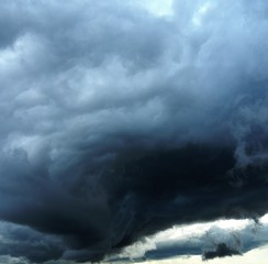 Obraz premium dramatic sky with clouds