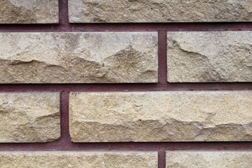 Modern urban wall in brick-pattern style as decorative background