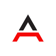 A letter logo design vector template