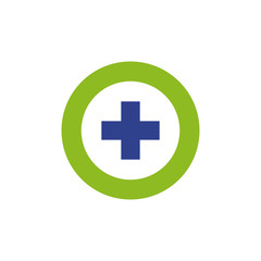 Medical and healthcare logo design vector template