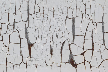 cracked paint on old surface