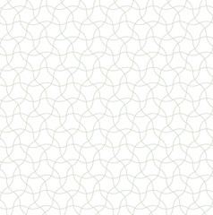 Fototapeta premium Vector seamless pattern, geometric ornament for textile print