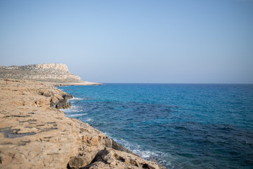 Fototapeta na wymiar Cyprus Mediterranean sea view