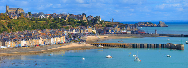 The harbor of Cancale, Brittany, France