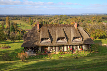 Thatched cottage in the 
