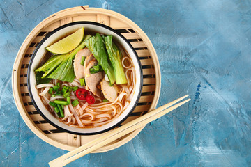Asian noodle soup