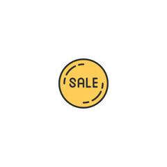 Sale icon design. Shopping icon vector design