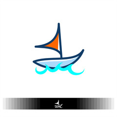 Travel icon logo. EPS 10