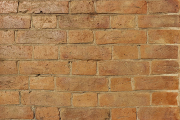  Old brickwork light brown. Perfect background for photo wallpapers.