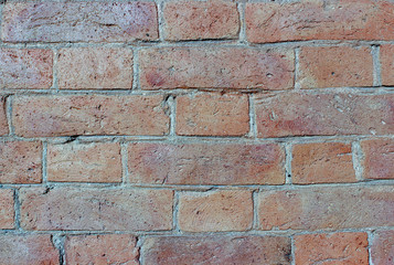 Fototapeta premium Old brickwork gray-brown. Perfect background for photo wallpapers.