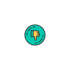 Dislike icon design. Shopping icon vector design