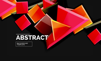 Shiny style geometric background