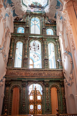 Fototapeta na wymiar interior of the monastery