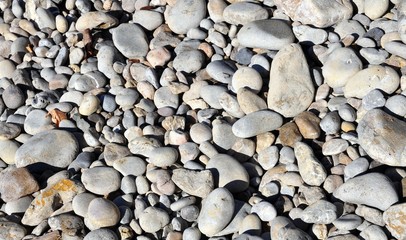 Steine am Strand