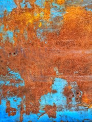 Rusty iron plate texture