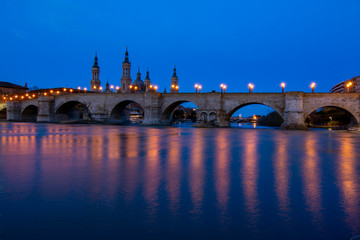 Basilica of Our Lady of the Pilar in Zaragoza, Spain